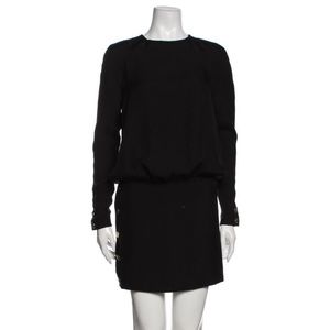 Elizabeth and James black crew neck mini dress